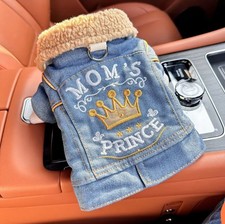 Cappotto In Jeans Per Cane