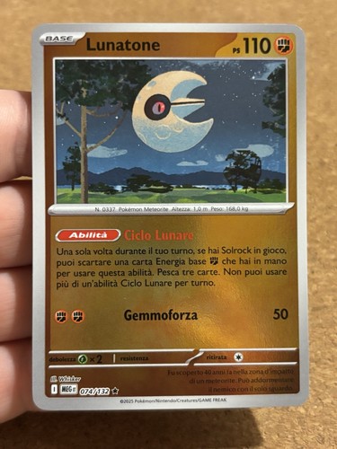 Lunatone 074 132 - lunatone, rara
