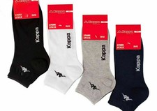 PACK 6 PAIA DI CALZE ROBE DI KAPPA CALZINI ALLA CAVIGLIA UOMO/DONNA IN COTONE - 