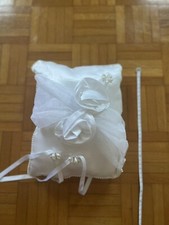 CUSCINO PORTA FEDI NUZIALI per Feste Cerimonie Matrimoni 