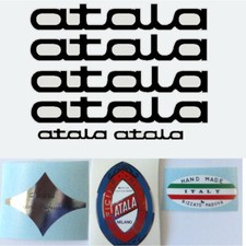 Set decalcomanie Atala Team per restauro vintage. Un set per un telaio a scelta