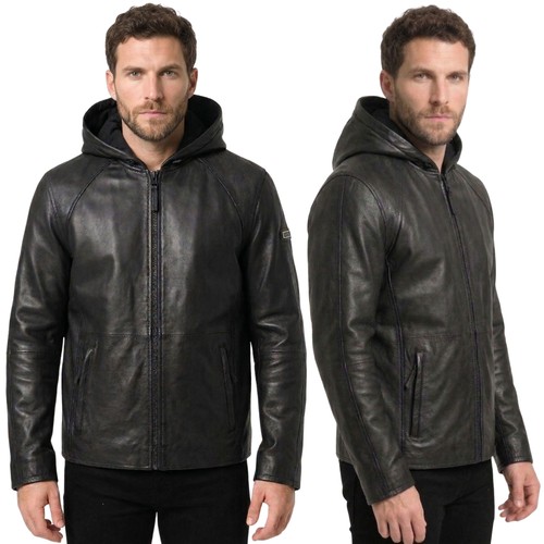 Tazzio giacca pelle uomo - , con