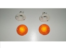 COPPIA FANALINO ANTERIORE ARANCIONE FIAT 500 F L R GIARDINIERA SU BASE F