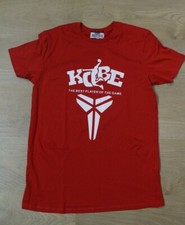 TSHIRT LOGO KOBE BRYANT COLORE ROSSO - TAGLIA S - COLORE ROSSO - NUOVA 
