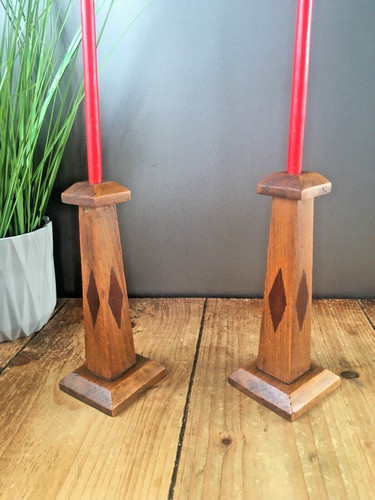 Coppia candelabri antichi - coppia,