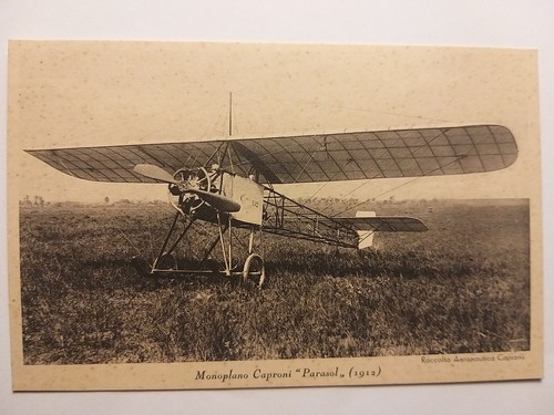 Aereo monoplano caproni - aereo,