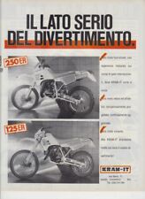 advertising Pubblicità-MOTO KRAMIT-IT 125/250 ER 1987-MOTOITALIANE-ENDURO EPOCA