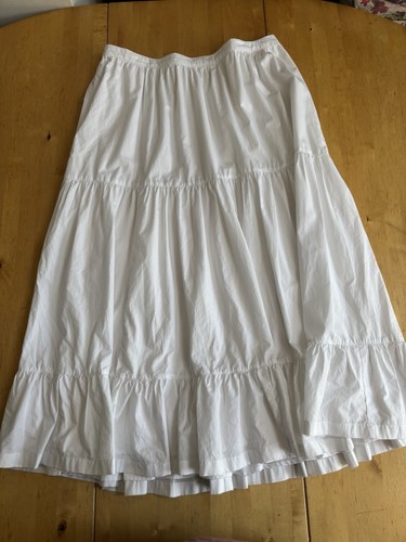Maxi gonna bianca abercrombie - maxi,