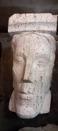 Scultura travertino romano - travertino,