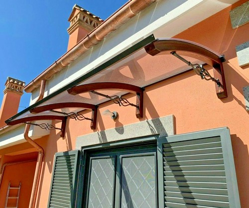 Pensilina tettoia legno - tettoia,