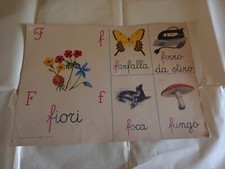 Cartoncino Vintage Alfabetiere