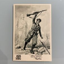 Cartolina Militare Reparti Milizia Universitaria Libro E Moschetto