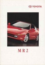 Catalogue Brochure Toyota MR2