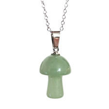 Collana con ciondolo fungo
