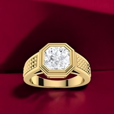 Anello da uomo in oro giallo