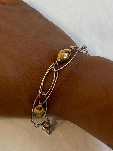 Bracciale vintage argento - bracciale,