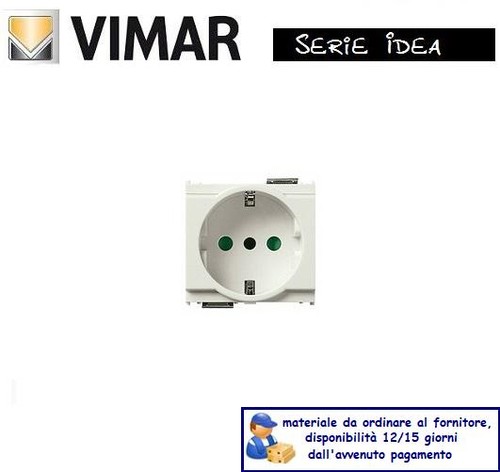 Presa schuko 16209 - 16209.b, vimar