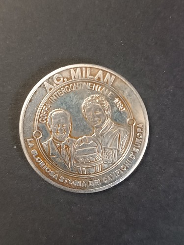 Moneta commemorativa milan - ac,