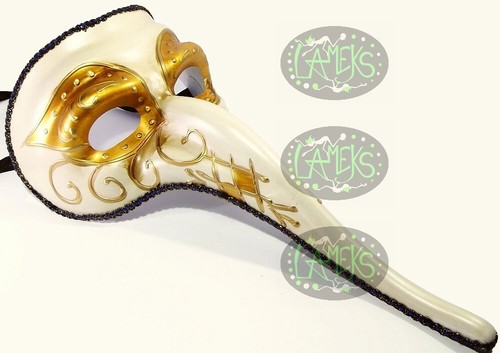 Maschera veneziana becco - veneziana,