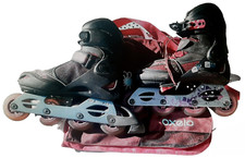 OXELO PATTINI ROLLER TAGLIA 37-40 CON SACCA CUSTODIA