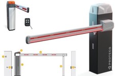 kit Barriera automatica stradale asta fino a 6 metri proteco uso intensivo Italy