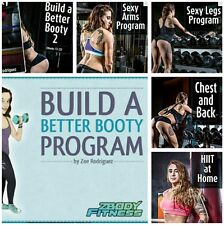 ZOE RODRIGUEZ 17 GUIDES Build Better Booty 2 Chest Back Sexy Arms Legs Glute Abs