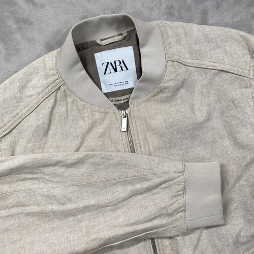 Giacca bomber zara uomo lino - bomber,