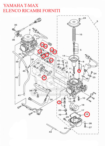 Kit riparazione carburatore - 2x,