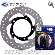 Kit Disco Freno Posteriore + Pastiglie PIAGGIO Beverly 300 RST 4T 4V IE E3 2015