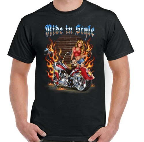 Biker shirt uomo divertente - t-shirt,