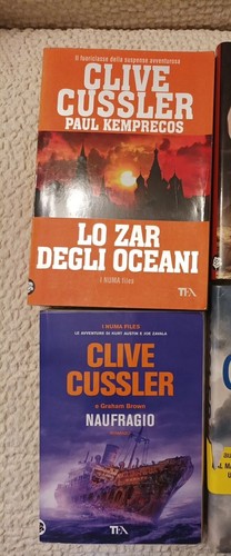 Lotto libri cussler - libri,