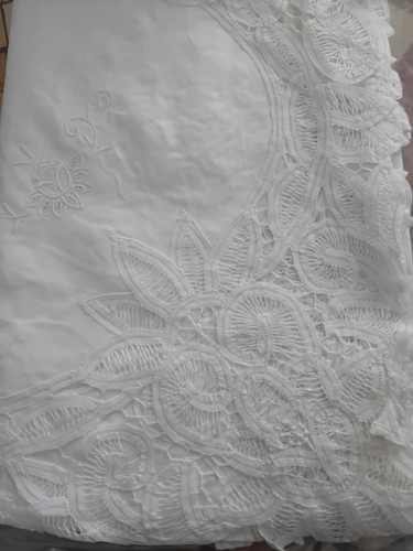 Coperta ricamata pizzo - ricamata,