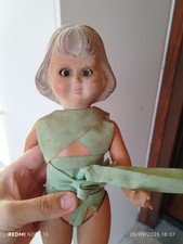Bambola vintage Furga Italy anni ‘50 – da restauro – occhi mobili, rara