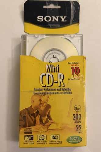 Confezione dischi sony mini - 9,