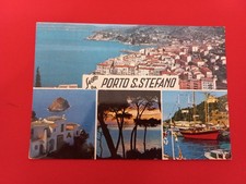 Cartolina SALUTI DA PORTO SANTO STEFANO Grosseto Multiveduta Ripartita - VG FG