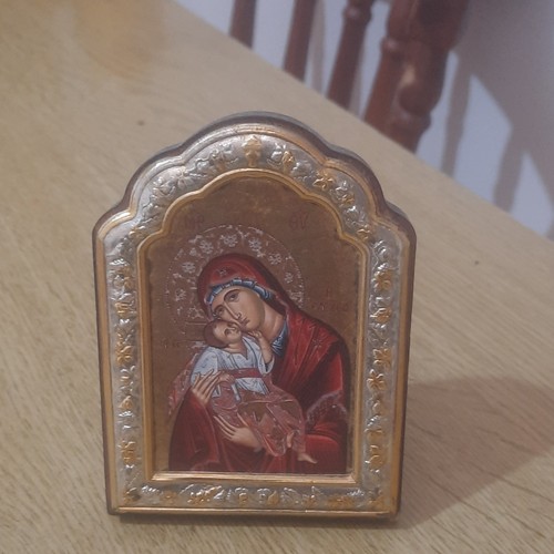 Icona arte sacra - , con