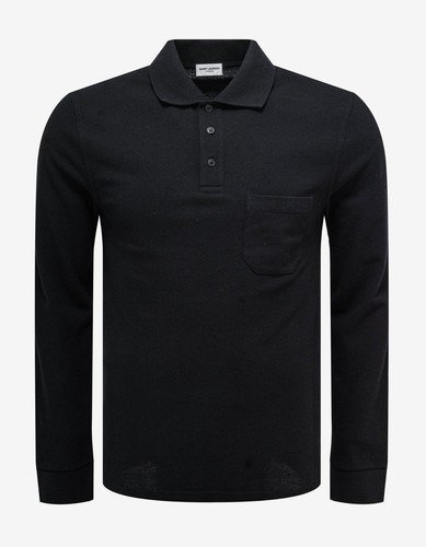 Polo saint laurent nera - saint,