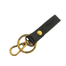 Portachiavi Ecopelle Nero Uomo