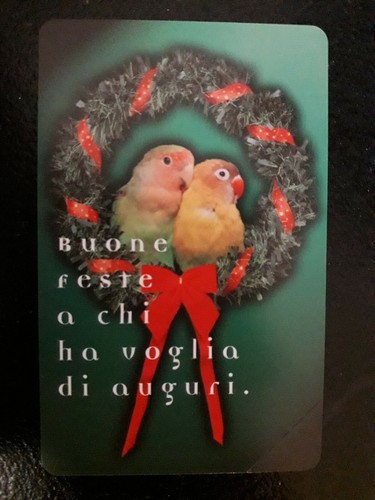 Scheda telefonica natale 1997 - scheda,
