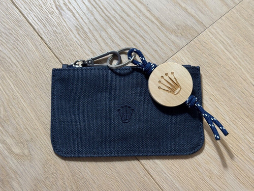 Rolex keychain key - case, blue