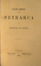 Saggio critico sul Petrarca.
