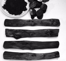 4 x Bastoncini Filtro Purificatore Acqua Carbone LRG Autentici Giapponesi Kishu Binchotan