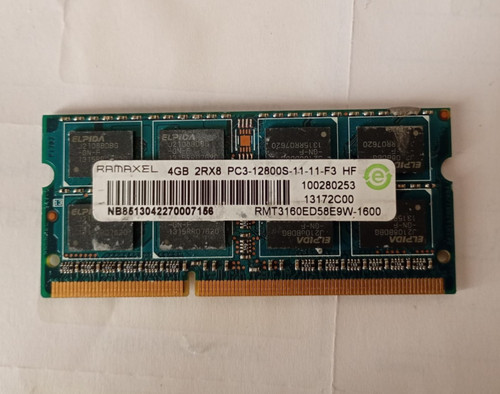 Ram 4gb ddr3 pc3 - pc3-12800s, 2rx8