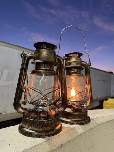 Vintage style hurricane lamp - hurricane,