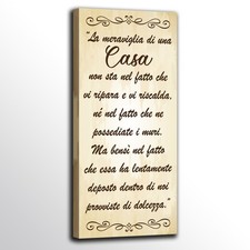 Quadro Decorativo con Frase