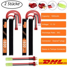 2 pezzi BATTERIA AIRSOFT 3S