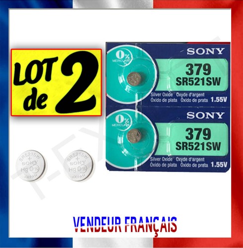 Piles montre sony 379 - 2x,