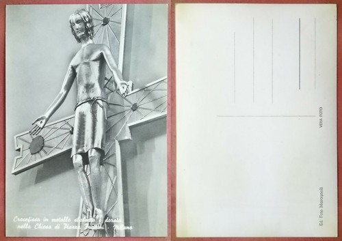 Crocefisso metallo sbalzato - crocefisso, in