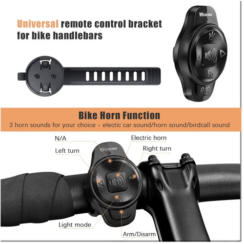 Fanale posteriore bici - a, led