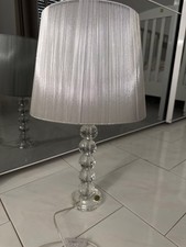 lampada da tavolo color argento